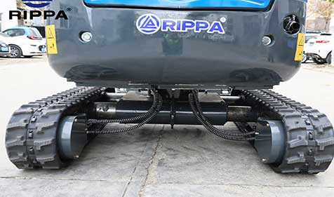 RIPPA 挖掘机：伸缩式履带系统将建筑工地引向新的高度！